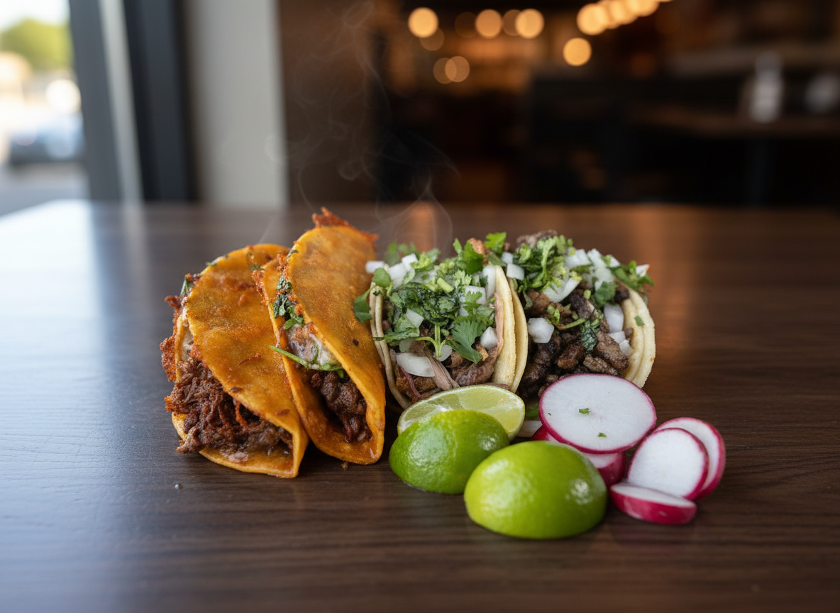 Tacos and Mexican feast